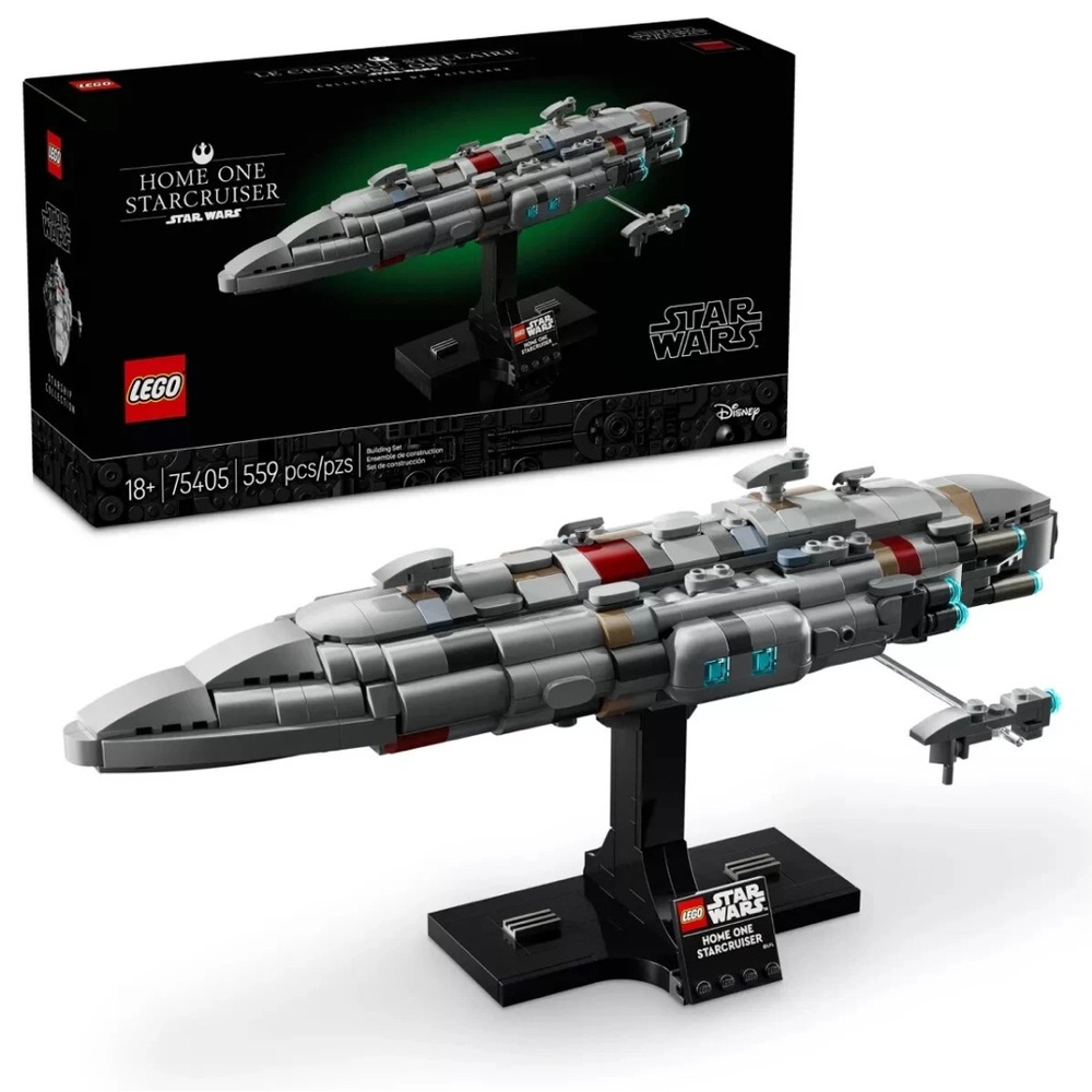 LEGO Star Wars Home One Starcruiser Set (75405) 579 Pieces 18+ NIB